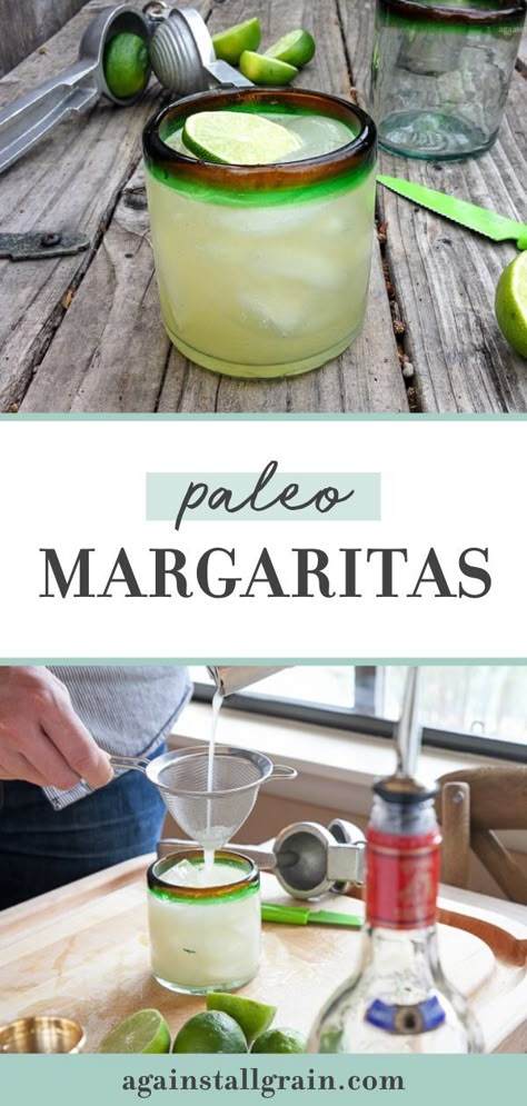 Gluten Free Margarita Recipe, Gluten Free Cocktails Alcohol, Paleo Alcoholic Drinks, Sugar Free Margarita Recipe, Paleo Margarita, Gluten Free Alcoholic Drinks, Paleo Cocktails, Sugar Free Margarita, Celiac Diagnosis