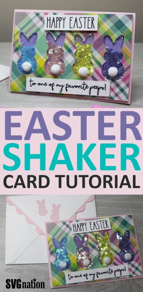 Free Easter Svg, Shaker Cards Tutorial, Silhouette Design Files, Easter Svg Files, Fun Easter Crafts, Free Svg Files For Cricut, Card Svg, Free Svg Files, Cricut Free