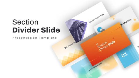 The Section divider PowerPoint template enables presenters to stop and start a new page with the help of section dividers. These are customizable divider slides used in educational and business PowerPoint presentations. These six-slide PowerPoint variations offer section breaks with vector graphical representations. The topic separators allow users to organize their thoughts before moving to The post Section Divider PowerPoint Template appeared first on SlideBazaar. Divider Slide Design Powerpoint, Company Profile Presentation, Slide Presentation, Business Powerpoint Presentation, Powerpoint Presentations, Powerpoint Slide, Slide Design, Business Profile, Professional Templates