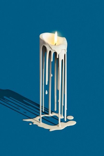 Melted Candles by Toby and Pete , via Behance Melted Candles, Melting White Chocolate, Deco Originale, Candle Art, Melting Candles, Art Plastique, Art Toy, Motion Design, Clay Art