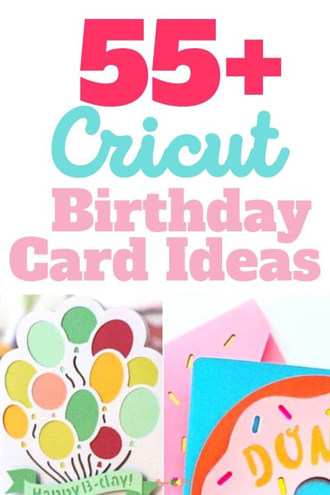 55+ Cricut Birthday Card Ideas: Easy Projects for Beginners - Paper Flo Designs Layered Birthday Cards Cricut, Cricut Greeting Cards Svg, How To Make Birthday Cards With Cricut, Simple Cricut Birthday Cards, Cricut Projects Birthday Cards, Happy Birthday Cricut Cards, Easy Cricut Cards For Beginners, Diy Birthday Card Cricut, Cricut Cardstock Cards