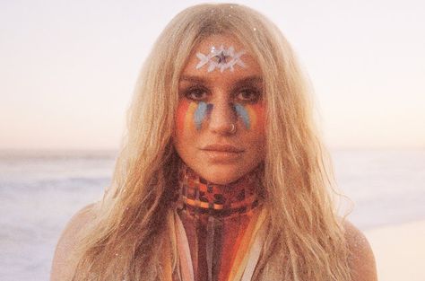 Kesha's 'Rainbow' Heading for No. 1 Debut on Billboard 200 Albums Chart Next Week Praying Kesha, Feminist Halloween Costumes, Kesha Concert, Kesha Rainbow, Kesha Rose, Ben Folds, Bryan Adams, Kelly Rowland, Kesha