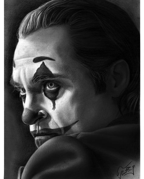 Joaquin Phoenix Joker Drawing, Joker Drawing Pencil, Joker Pencil Drawing, Batman Portrait, Joker Art Drawing, Joaquin Phoenix Joker, Joker Sketch, Joker Drawing, Joker Movie