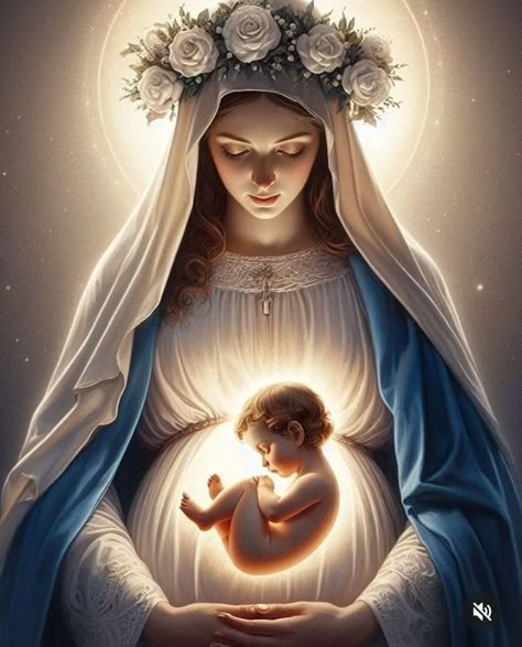 Holly Images, Mary Jesus Mother, Mother Mary Pictures, Blessed Mother Statue, Jesus Mother, Virgin Mary Art, Mother Mary Images, Catholic Pictures, Christian Board