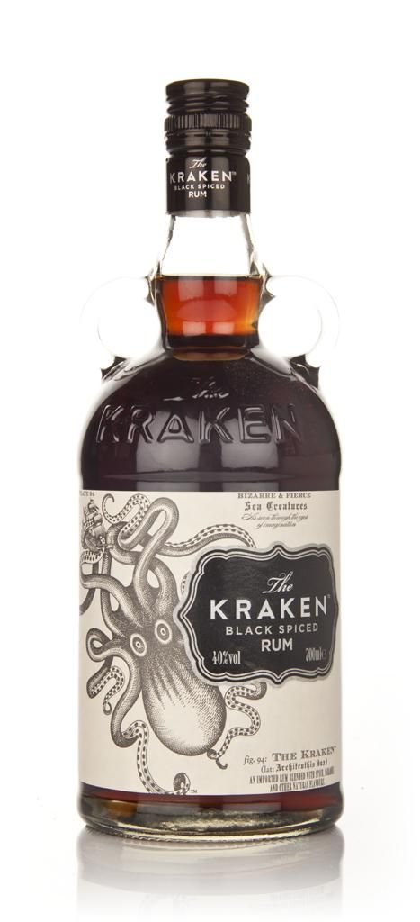 The Kracken Black Spiced Rum ~ 40% (Kraken) Kracken Rum, The Kracken, The Sea Beast, Kraken Rum, Sea Beast, Brilliant Packaging, Caribbean Rum, The Kraken, Scotch Whiskey