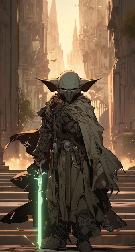 Star Wars Samurai Art, Star Wars Armor Concept Art, Star Wars Artwork Concept Art, Jedi Concept Art, Jedi Art, Star Wars History, General Grievous, Growth Spurt, Star Wars Background