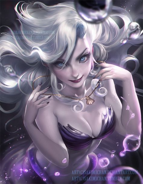 Dark Mermaid (term 38) | Sakimi Chan on Patreon Sakimichan Art, Dark Mermaid, Mermaid Painting, Face Book, Mermaid Inspired, Animated Cartoons, Anime Chibi, The Little Mermaid, Blue Eyes