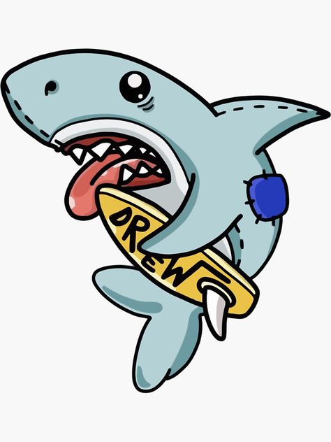 "Drew House Shark " Sticker by Aleksandrashop | Redbubble Drew House, Iphone Case Stickers, Wallpaper Stickers, Logo Sticker, Justin Bieber, For Sale