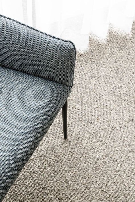 Feltex Spinifex, a 100% flecked wool broadloom carpet, was chosen for its luxe underfoot softness and time-honoured durability. Classically neutral Sand Storm offered the perfect foil for bold cobalt and bronze furnishings.

#commercialcarpetsample #commercialcarpets #commercialdesign #commercialinteriors #commercialinteriordesign #commercial #commercialdesign #ghcommercial #woolcarpets #broadloom #broadloomcarpets #feltexcarpets #declare #redlistfree Broadloom Carpet, Industrial Carpet, Carpet Texture, Carpet Samples, Commercial Carpet, Custom Carpet, Hard Floor, Commercial Interior Design, Carpet Flooring