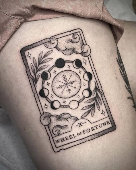 Tarot Card Tattoo Magician, Tarot Card Tattoo The Magician, Tarot Card Tattoo Karma, The Magician Tarot Tattoo Ideas, Snake Tarot Card Tattoo, Tarot Card Flash Tattoo, Tarot Suits Tattoo, Tarot Deck Tattoo, Tarot Card Tattoo Wheel Of Fortune