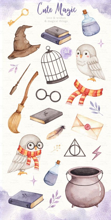 Harry Potter Vector Illustrations, Harry Potter Greeting Cards, Harry Potter Vector Art, Books Watercolor, Harry Potter Clip Art, Harry Potter Watercolor, Magic Watercolor, Harry Potter Letter, Harry Potter Planner Harry Potter Vector Art, Harry Potter Watercolor, Books Watercolor, Harry Potter Letter, Magic Watercolor, Disney Moana Art, Harry Potter Planner, Bunny Nursery Art, Watercolor Whimsical