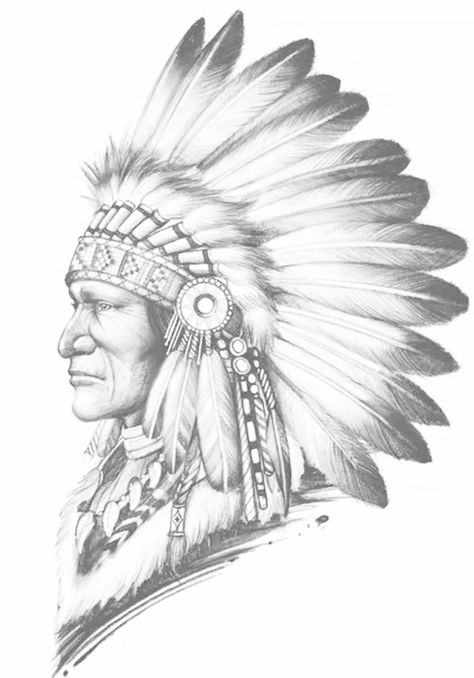 American Drawing, Headdress Tattoo, Native American Drawing, Native Tattoos, Eagle Painting, Chicano Style Tattoo, Chicano Style, Tattoos For Black Skin, Indian Tattoo