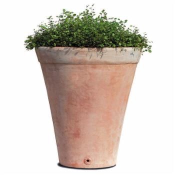 Terra Cotta Round Usuki Planter - Set of 2 | Hayneedle Modern Planters Outdoor, Urn Planters, Handmade Pot, Indoor Outdoor Planter, Planter Pots Outdoor, Terracotta Pot, Terracotta Planter, Outdoor Art, Outdoor Planters