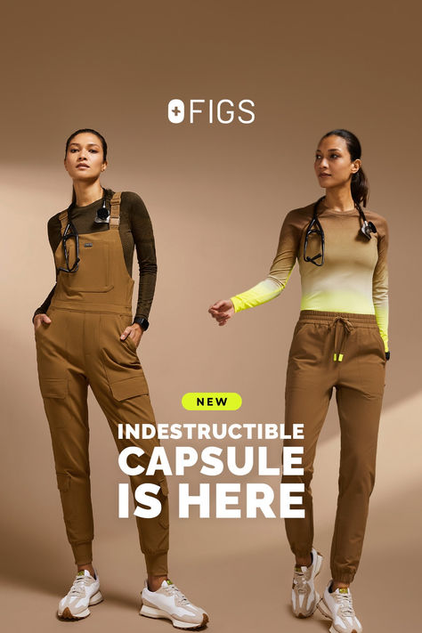 The NEW Indestructible Capsule is on call when you need extra durability, stretch, moisture-wicking and more. Figs Scrubs Outfit, Scrubs Outfit, Figs Scrubs, Medical Uniforms, Clothes To Make, Fashionable Outfits, Outfit Women, Fashion Baby, Yes Please