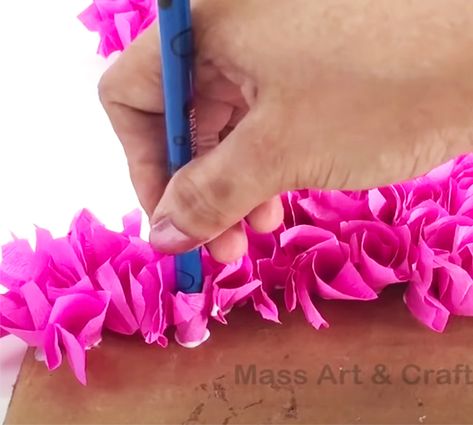 DIY 3D Floral Numbers for Party - DIY Crepe Paper Crafts - 3D Floral Letters Tissue Letters Diy, Tissue Paper Number Diy, Tissue Paper Numbers, Tissue Paper Letters, Floral Number Diy, Flower Numbers, Diy Numbers, Birthday Numbers Diy, Diy Numbers For Birthday