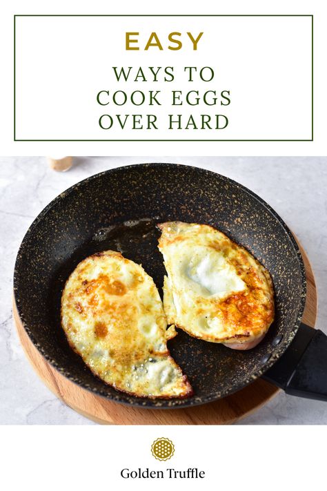 Best Way To Fry An Egg, How To Make Fried Eggs, How To Fry An Egg, Eggs Over Hard, Fry An Egg, Perfect Fried Egg, Ways To Cook Eggs, Cook Eggs, Over Easy Eggs