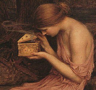 Pandora Greek Mythology | pandora s box zeus gave pandora and epimetheus a box Pandora Greek, Waterhouse Paintings, Mythology Paintings, Lawrence Alma Tadema, Greek Paintings, Odilon Redon, William Adolphe Bouguereau, Boris Vallejo, Arthur Rackham