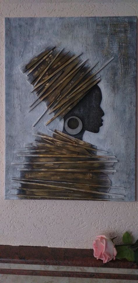 Abstract Art African, Diy African Decor, Art Work Ideas, Abstract African Art, African Abstract Art, Morden Art, 3d Templates, Modern Art Canvas Painting, Afrique Art