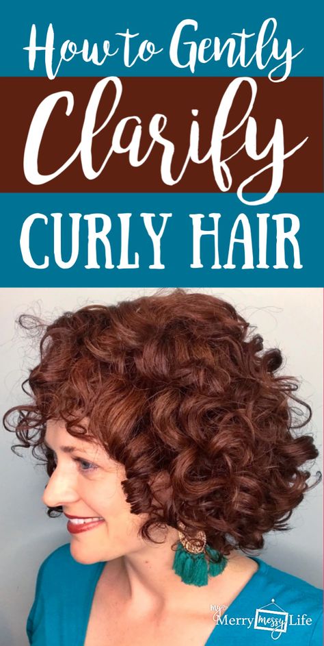 How to Gently Clarify Curly Hair and Why It's Important for Healthy Hair Diy Clarifying Shampoo For Curly Hair, Clarifying Shampoo Diy, Homemade Clarifying Shampoo, Diy Clarifying Shampoo, Best Clarifying Shampoo, Diy Curls, The Curly Girl Method, Messy Life, Shampoo Recipe