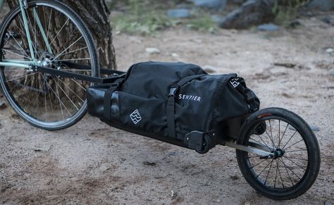 There tends to be the perception that bike trailers add a lot of weight and can be cumbersome to use. But you may find they're better than using panniers! Cycle Touring, Bike Trailers, Outdoors Ideas, Bike Packing, Touring Bicycles, Bicycle Touring, Bicycle Rims, Bike Touring, Bicycle Travel