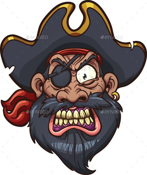 Angry Pirate Angry Pirate, Cartoon Pirate, Pirate Cartoon, Pirate Face, Angry Cartoon, Pirate Crafts, Acid Art, Fall Coloring, Pirate Art