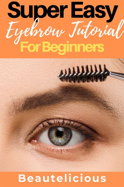 Want beautiful natural brows? We all have to start somewhere, no one is born an expert at shaping their eyebrows. But with this easy 7 step eyebrow tutorial for all beginners, you will get great natural brows in no time. #Eyebrows #EyebrowTutorial #Tutorial Eyebrows For Beginners, Perfect Eyebrows Tutorial, Easy Eyebrow Tutorial, Eyebrow Tutorial Shaping, Eyebrows Shaping, Eyebrow Tutorial For Beginners, How To Do Eyebrows, Sparse Eyebrows, Sparse Brows