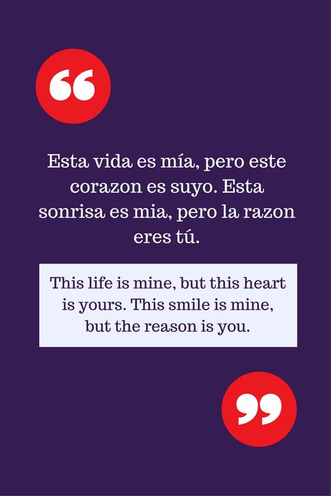 Feeling romantic? These Spanish love quotes will help you express the love you feel in your heart! Beautiful Spanish Phrases, Quotes In Spanish With Translation, Spanish Inspirational Quotes With English Translation, Spanish Quotes With English Translation, Spanish And English Quotes, Spanish Poems With English Translation, Spanish Love Quotes For Him Translated, Romantic Spanish Quotes With Translation, Cute Spanish Quotes With Translation