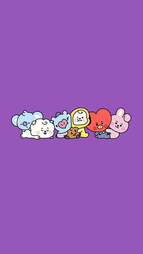 Bt21 Purple Aesthetic, Bt21 Purple Wallpaper, Bt21 Purple, Tata Chimmy, Bts Tickets, Bts Army Logo, Bts Wallpaper Lyrics, Purple Wallpaper Iphone, Purple Themes