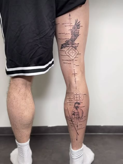 Alex Costa Tattoo Leg, Calves Tattoo, Jay Alvarez, Man Tattoos, Calf Tattoo Men, Tattoo Perna, Shoulder Cap Tattoo, Minimalistic Tattoos, Lower Leg Tattoos