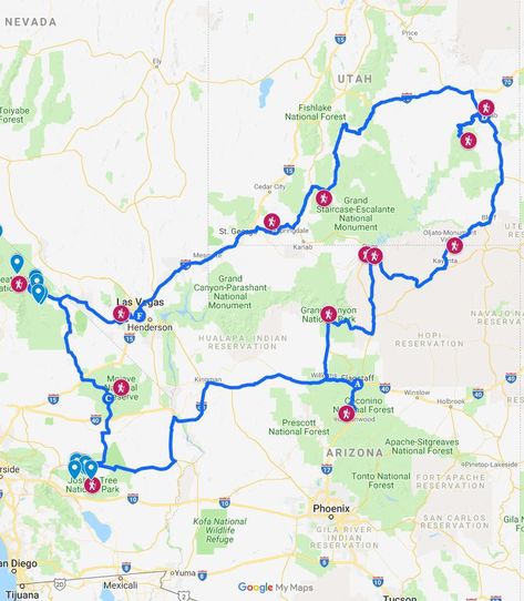 American southwest itinerary google maps road trip Southwest National Parks Road Trip, Southwest Road Trip, Rv Trips, Road Trip Map, Southwest Usa, Arizona Road Trip, Rv Road Trip, Utah Road Trip, Road Trip Routes