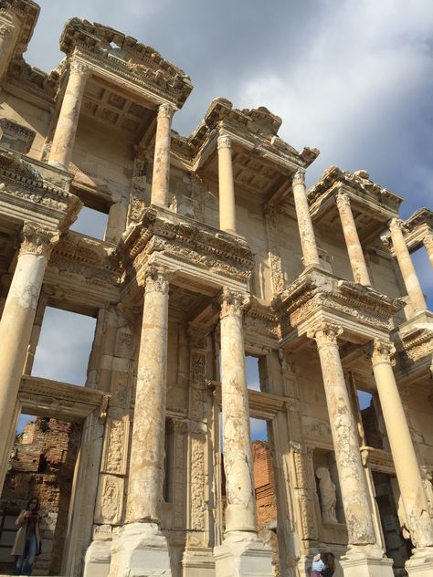 The Library of Celsus, Ephesus Library Of Celsus, Reading Library, The Library, Louvre, Architecture, Reading, Building, Travel, Quick Saves