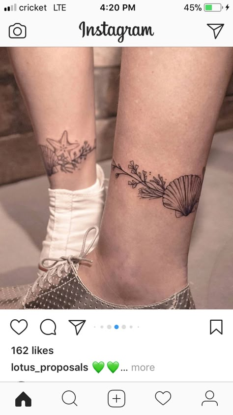 Ocean Wrap Tattoo, Seahorse Ankle Tattoo, Ocean Ankle Tattoos For Women, Seahorse Tattoo Meaning, Ocean Wrap Around Tattoo, Ocean Ankle Tattoo, Ankle Wrap Tattoo, Ankle Cuff Tattoo, Arm Cuff Tattoo