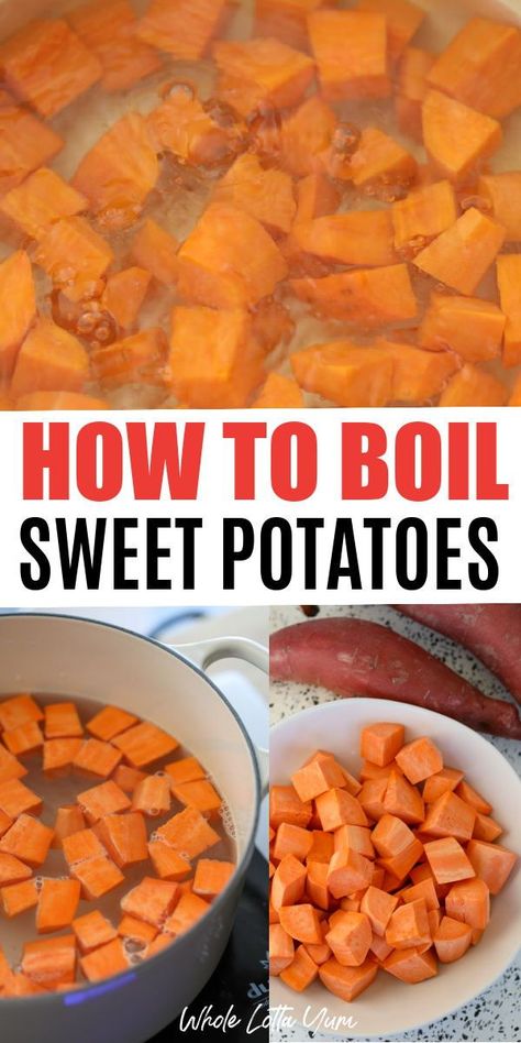 Sweet Potato Boiling Time, Sweet Potatos On Stove, Boiled Yams Recipe, How To Steam Sweet Potatoes, How Long To Boil Sweet Potatoes, Cooking Sweet Potatoes On Stove, Sweet Potato Boiled, How To Boil Sweet Potatoes, How To Cook Sweet Potatoes On The Stove