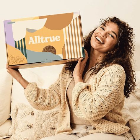 $15 off your first Alltrue box. Discover the best in sustainable, beautiful, useful products with Alltrue. Valued up to $250+ per box... Pmd Beauty, Cousin Eddie, Juice Beauty, Woven Throw Blanket, Beauty Bundle, Subscription Gifts, Fall Candles, Intentional Living, Women Artisans