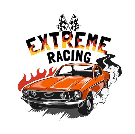 Slogan with vintage race car illustratio... | Premium Vector #Freepik #vector #vintage-typography #vintage-text #typography #vintage Race Car Illustration, Kids Graphic Design, Cars Tees, Tshirt Printing Design, Racing Car Design, Car Vector, Car Graphics, Graphic Tshirt Design, Car Illustration