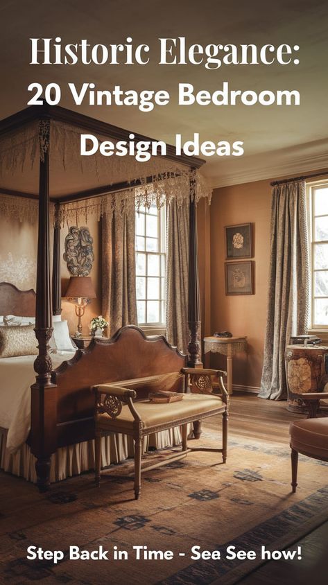 Historic Elegance: 20 Vintage Bedroom Design Ideas


Step back in time with these 20 captivating vintage bedroom designs. Ideal for creating an inviting and stylish atmosphere in your home. See how you can adopt this trend now! #DecorGoals #VintageVibes Victorian Furniture Bedroom, 1900s Bedroom, Old Bedroom Vintage, Minimalist Vintage Bedroom, Vintage Bedroom Ideas Victorian, Bedroom Floor Ideas, Vintage Bedroom Design, Japanese Bedroom Design, Reclaimed Wood Bed Frame