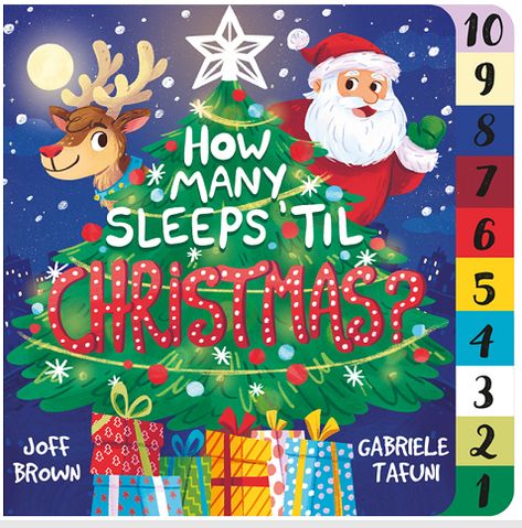 How Many Sleeps ‘Till Christmas By Jeff Brown and Gabriele Tafuni Sleeps Till Christmas, Singing Christmas Tree, Brown Board, Christmas Tree Decorating, Watch Christmas Movies, Days Before Christmas, Chic Holiday, Tree Decorating, Days Until Christmas