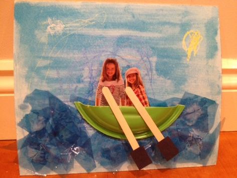 Kindy Art, Canoe Pictures, Summer Crafts For Toddlers, Kids Boat, Summer Camp Themes, Transportation Unit, Camping Classroom, Boat Crafts, Transportation Crafts