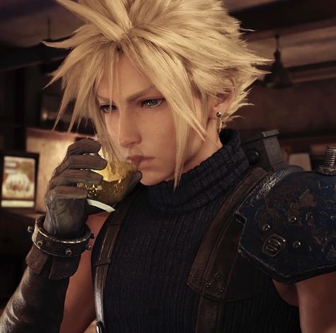 Cloud Strife, Final Fantasy Vii, Final Fantasy, Blonde, Hair