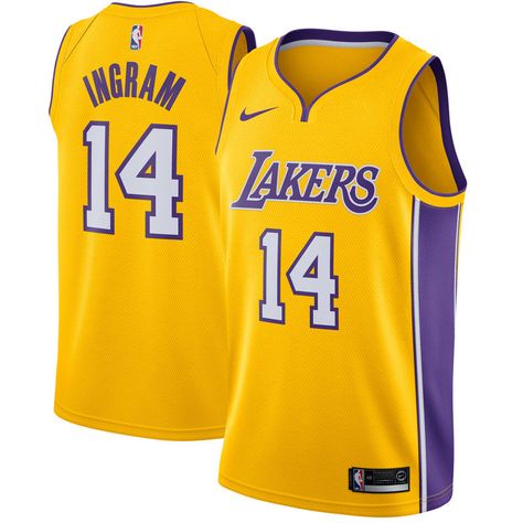 Yellow Icon, Lakers Jersey, Basket Nba, Brandon Ingram, Lakers Basketball, Personalized Jersey, Basketball Jerseys, Nba Jersey, Custom Jerseys