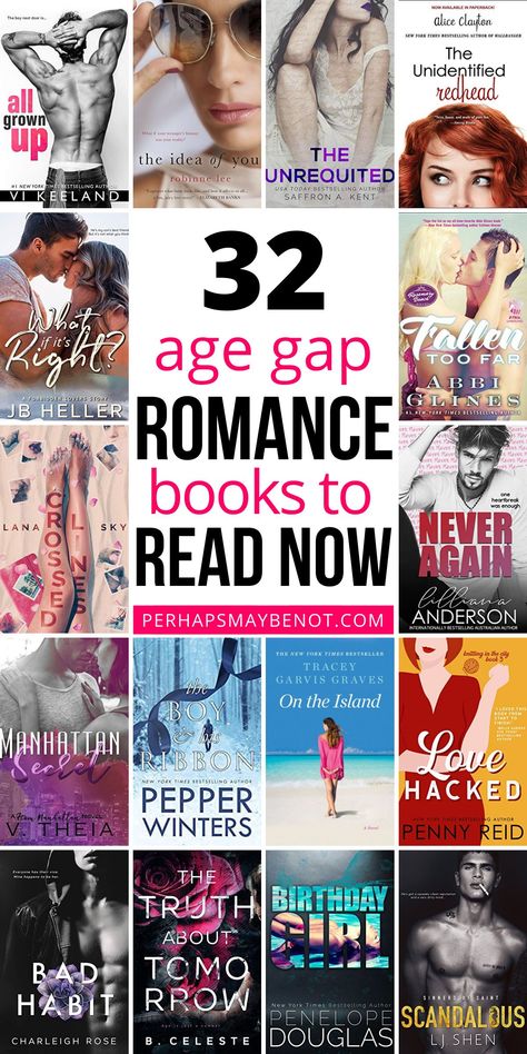 Age Gap Books, Age Gap Romance Books, Age Gap Romance, Romance Books To Read, Romance Books Worth Reading, Diy Bookmark, Book Obsession, Dark Books, Good Romance Books