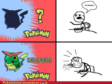 Who's that Pokemon?    IT'S (not) PIKACHU Pokemon Kids Craft, Pokemon Memes Funny, Pichu Pokemon, Godzilla Funny, Very Funny Memes, Nintendo Pokemon, Pokemon Comics, Pokemon Memes, Cute Pokemon Wallpaper