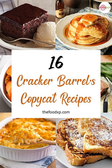 Cracker Barrel Carrots, Cracker Barrel Breakfast, Cracker Barrel French Toast, Cracker Barrel Pancakes, Cracker Barrel Copycat Recipes, Waffle Cone Recipe, Cracker Barrel Recipes, Honey Mustard Recipes, Homemade Sauce Recipes