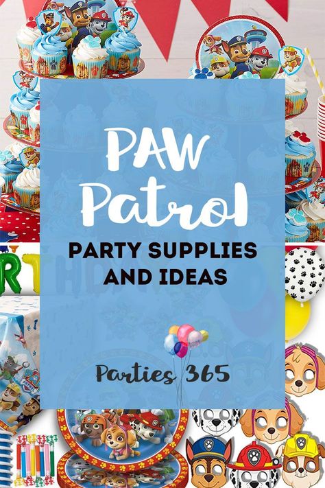 Paw Patrol Party Theme, Paw Patrol Decor, Birthday Party Paw Patrol, Paw Patrol Party Food, Paw Patrol Party Games, Birthday Decorations Ideas, Paw Patrol Party Ideas, Paw Patrol Birthday Party Ideas, Paw Patrol Party Invitations