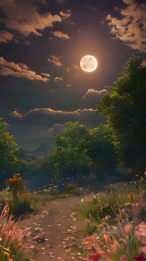 Moon In The Night Sky, Simplistic Wallpaper, Image Nature, मोबाइल वॉलपेपर, 다크 판타지, Pretty Landscapes, Beautiful Landscape Wallpaper, Beautiful Scenery Nature, The Night Sky