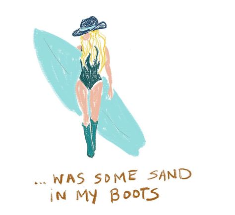 Cowgirl Drawing, Mermaid Cowgirl, Cowgirl Vibes, Drawing Pictures, Beach Room, Cowgirl Aesthetic, Western Aesthetic, Coastal Cowgirl, Western Cowgirls