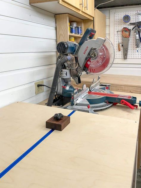 Diy Miter Saw Station, Miter Saw Stand, Miter Saw Station, Mobile Miter Saw Stand, Workbench With Table Saw And Miter Saw, Miter Saw Station Mobile, Miter Saw Mobile Station, Diy Portable Miter Saw Stand, Mitersaw Station