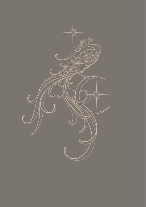 Ornamental Phoenix Tattoo, Feminine Shoulder Tattoos, Daisy Tattoo Designs, Wrist Tattoo Designs, Filigree Tattoo, Hand And Finger Tattoos, Phoenix Tattoo Design, Daisy Tattoo, Phoenix Bird