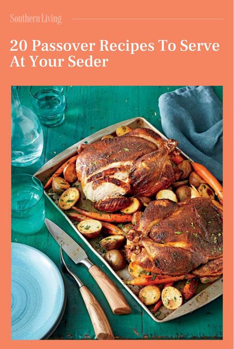 Passover Chicken Recipes, Easy Passover Recipes, Chicken Recipes Crock Pot, Matzo Ball Recipe, Charoset Recipe, Passover Dinner, Potato Kugel, Recipes Crock Pot, Easy Bbq Chicken