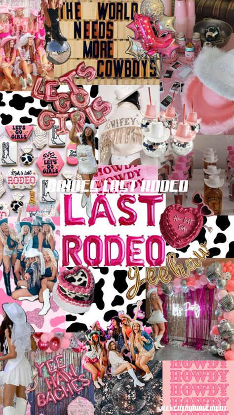 Brides last rodeo bachelorette party / hens night theme! Hens Night Theme, Brides Last Rodeo, Night Party Theme, Last Rodeo Bachelorette Party, Rodeo Bachelorette Party, Last Rodeo Bachelorette, Bachelorette Party Planner, Hens Party Themes, Hen Night Ideas